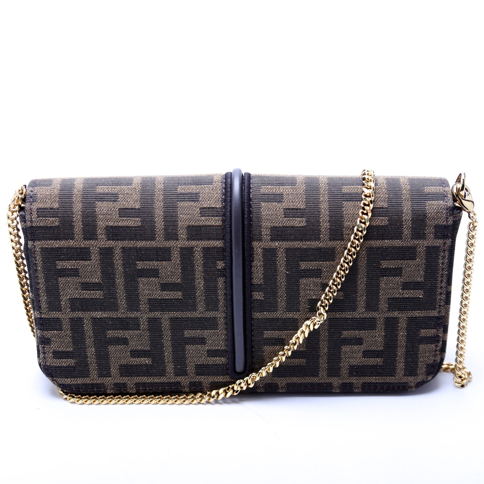 Fendi Ff Jacquardgraphy Wallet On Bag Chain Travel Bag