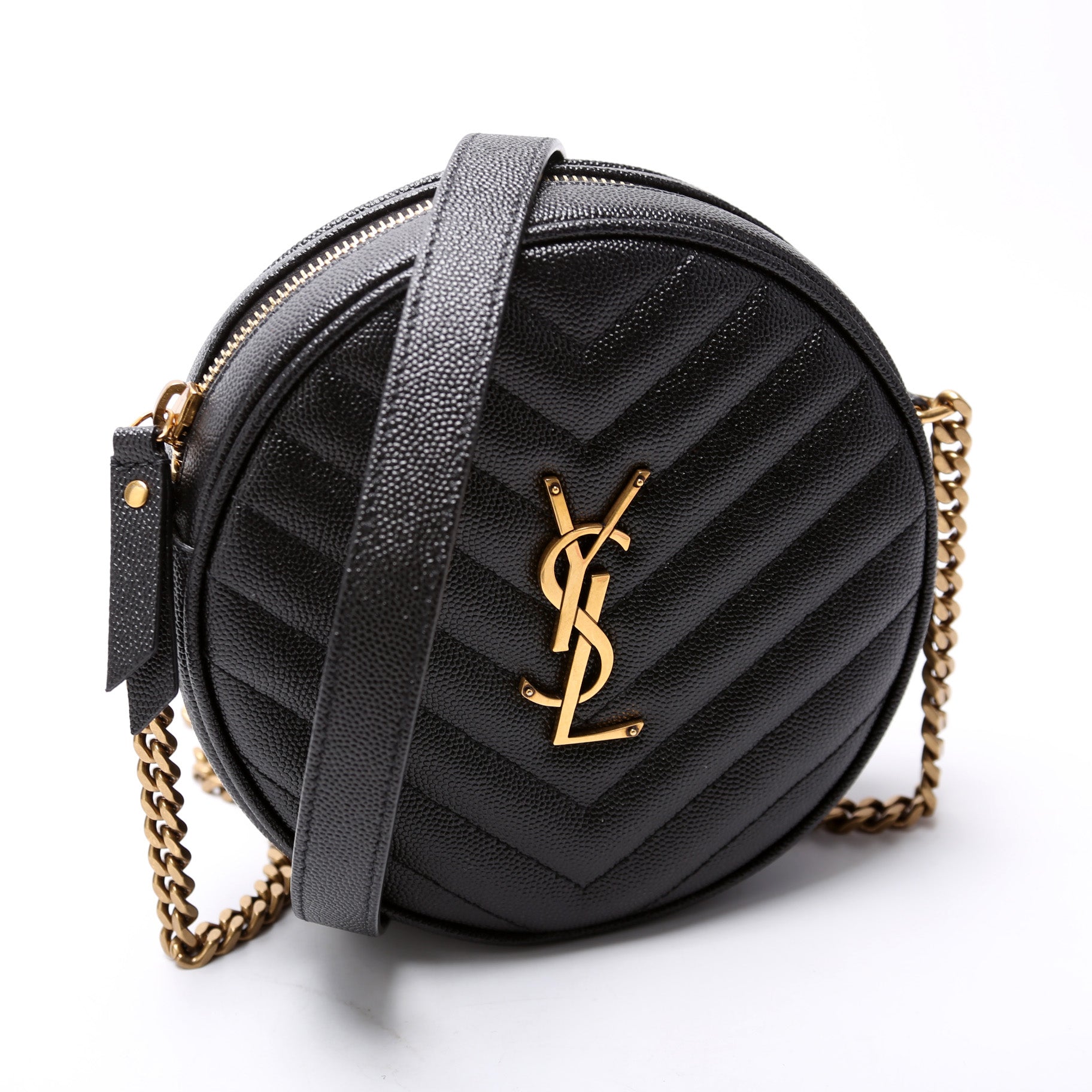 YSL Saint Laurent Grain De Round Camera Bag Travel Bag 2