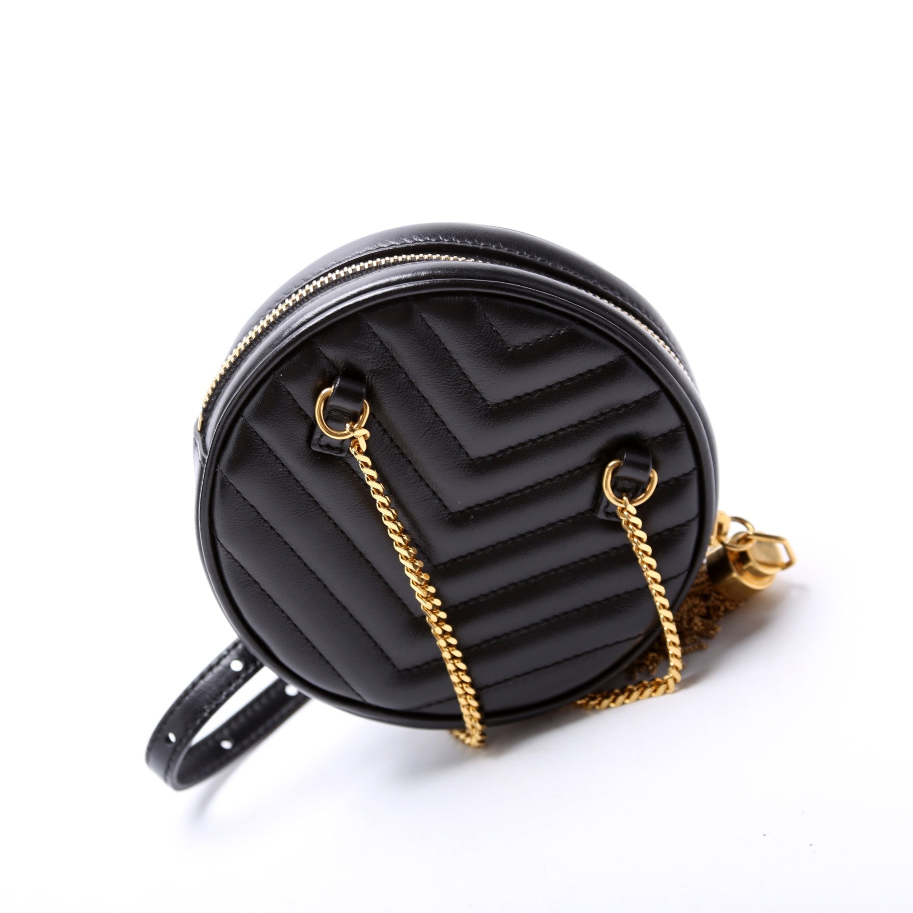 YSL Saint Laurent Vinyle Belt Bag Baby