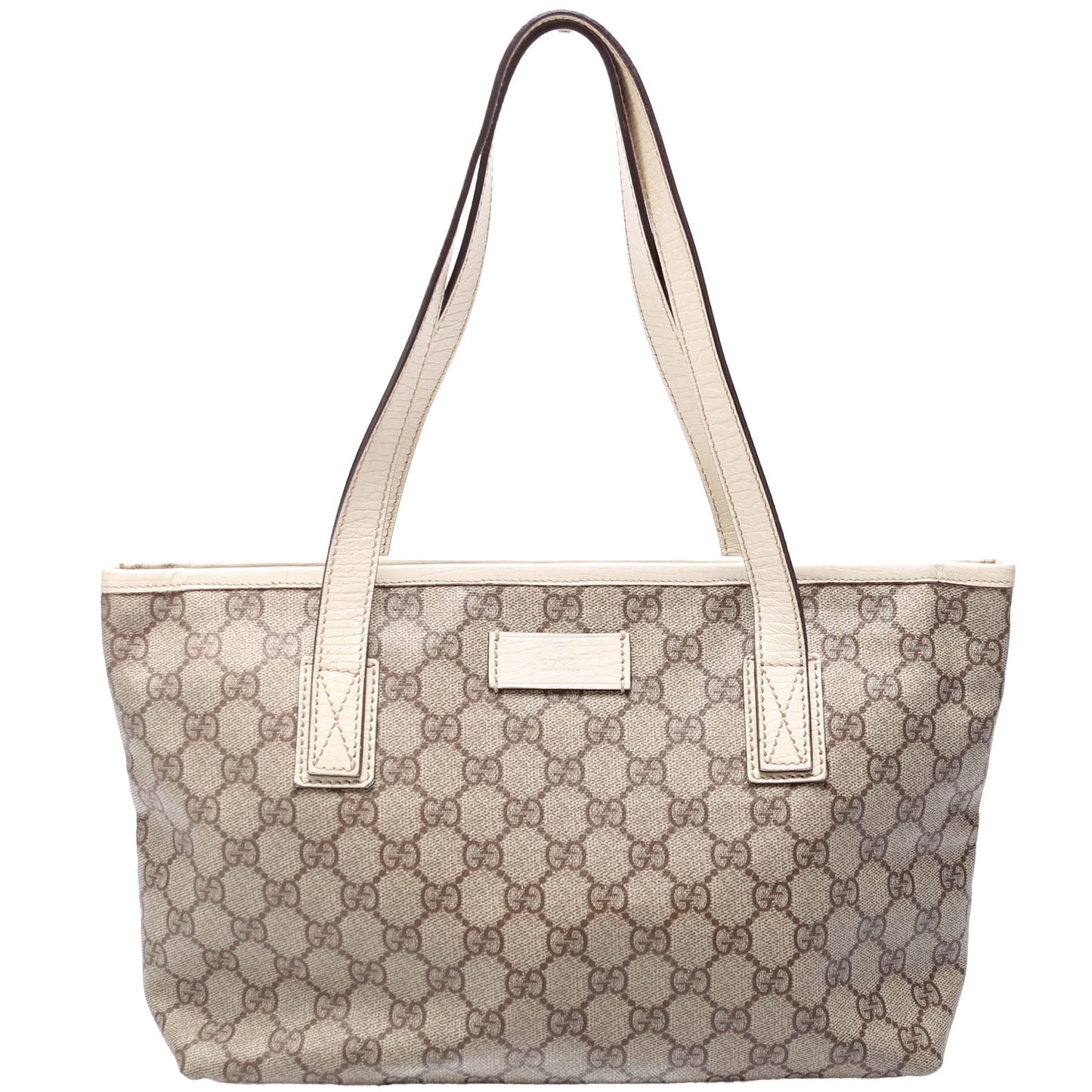 Gucci GG Supreme Zip Small Tote Bag Zip Tote
