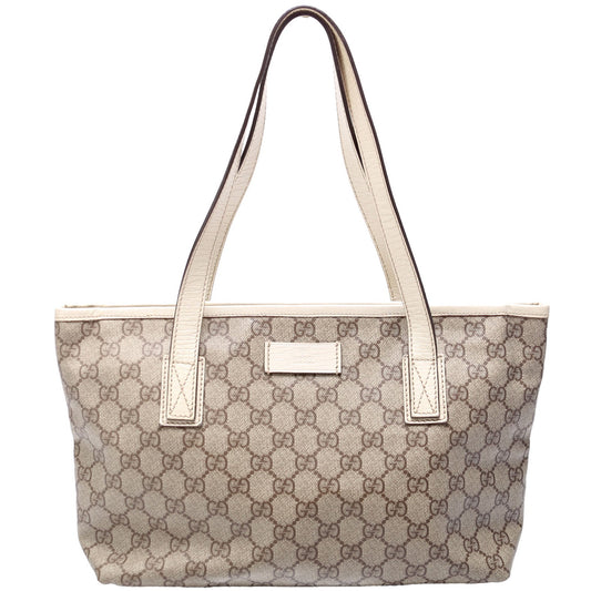 Gucci GG Supreme Zip Small Tote Bag Zip Tote