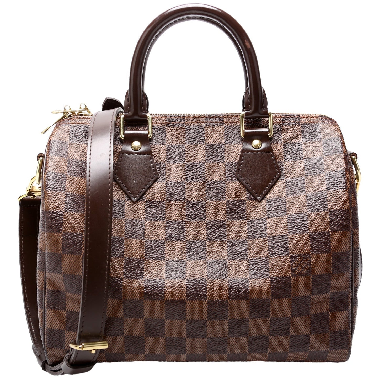 Louis Vuitton Speedy 25 Bandouliere Ebene Damier Handbag Ebene 14