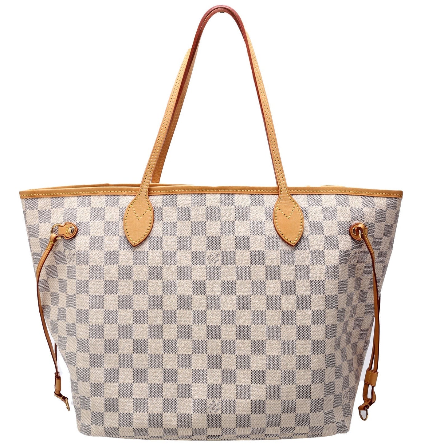 Louis Vuitton Neverfull W MM Azur Damier Wallet Case Azur 9