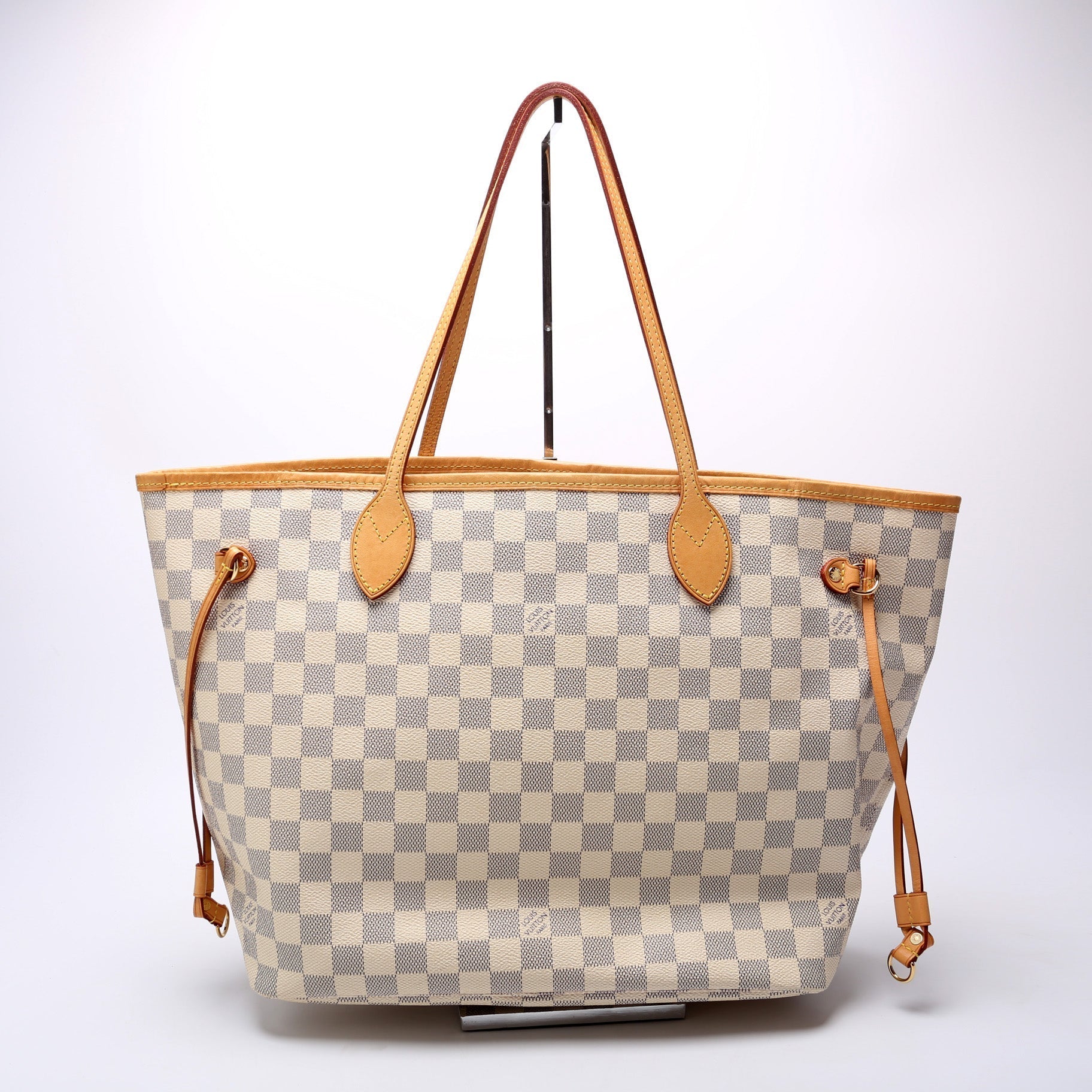 Louis Vuitton Neverfull W MM Azur Damier Wallet Case Azur 15