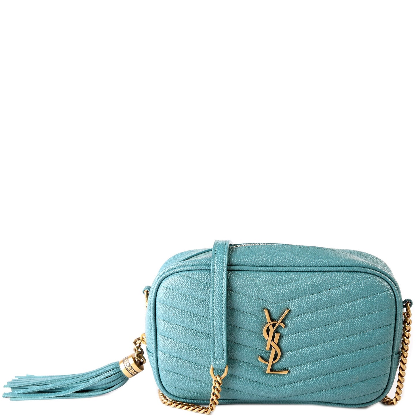 YSL Saint Laurent Saint Laurent Lou Camera Teal Bag Mini Travel Bag