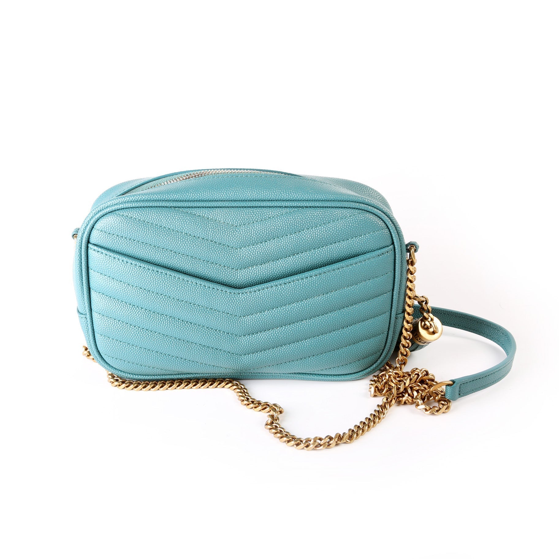YSL Saint Laurent Saint Laurent Lou Camera Teal Bag Mini Travel Bag