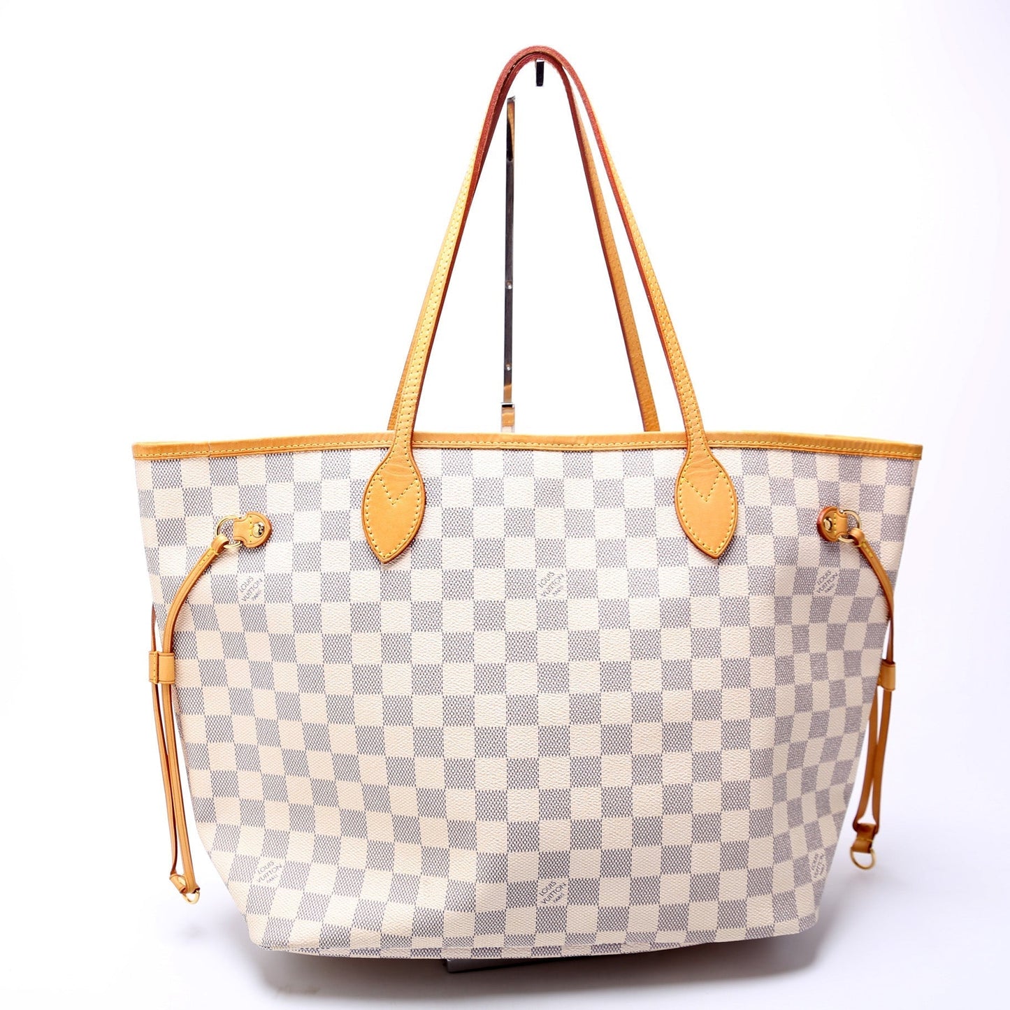 Louis Vuitton Neverfull MM Azur Damier Tote Bag Azur 46