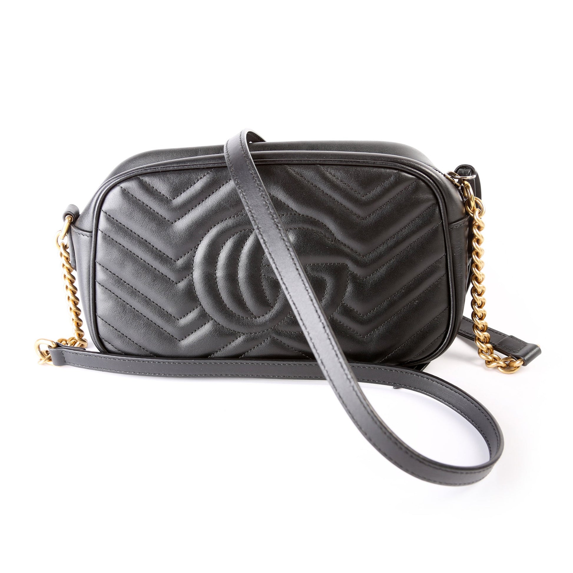 Gucci Marmont Camera Leather Small Crossbody Bag Camera 45