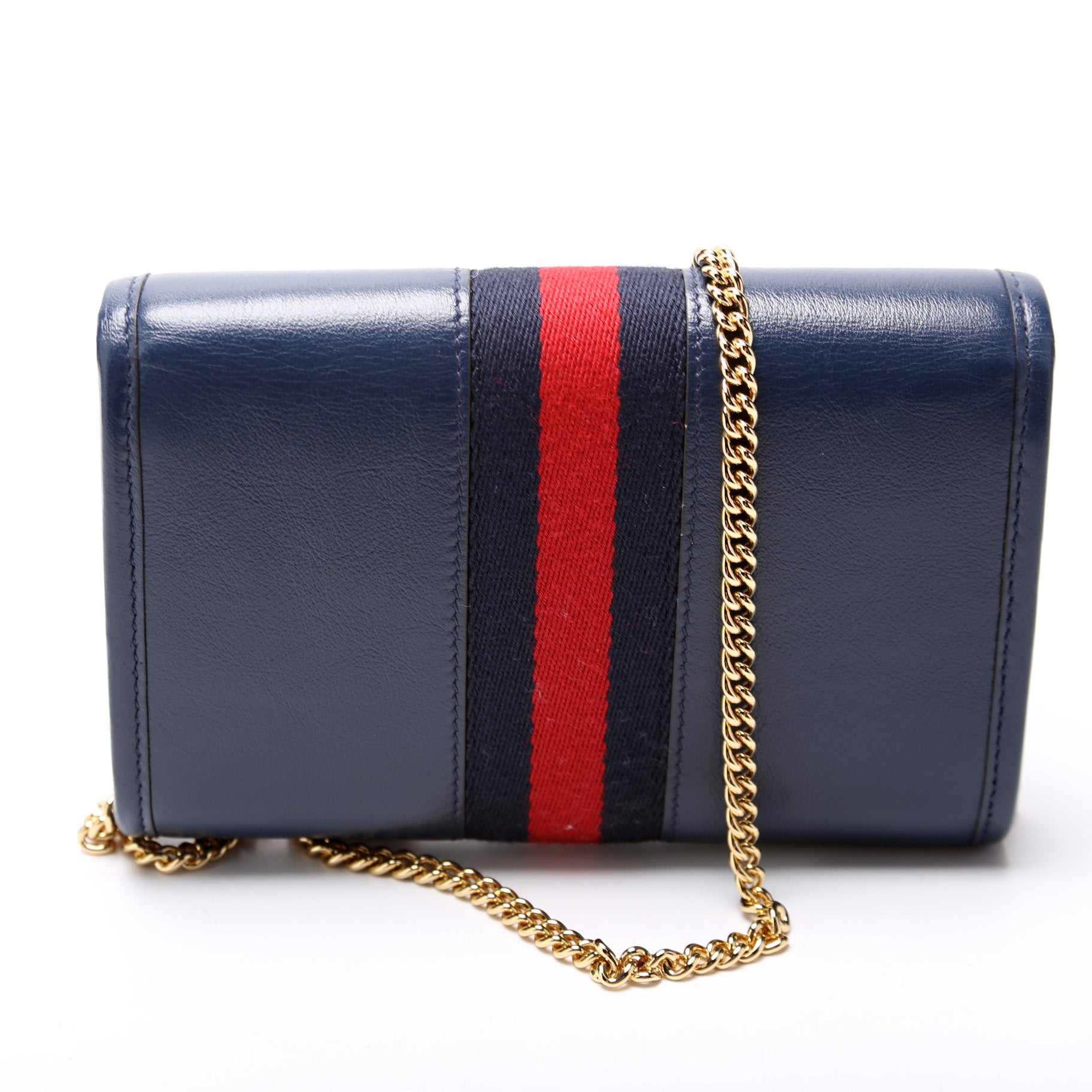 Gucci Rajah Web Leather Mini Travel Bag