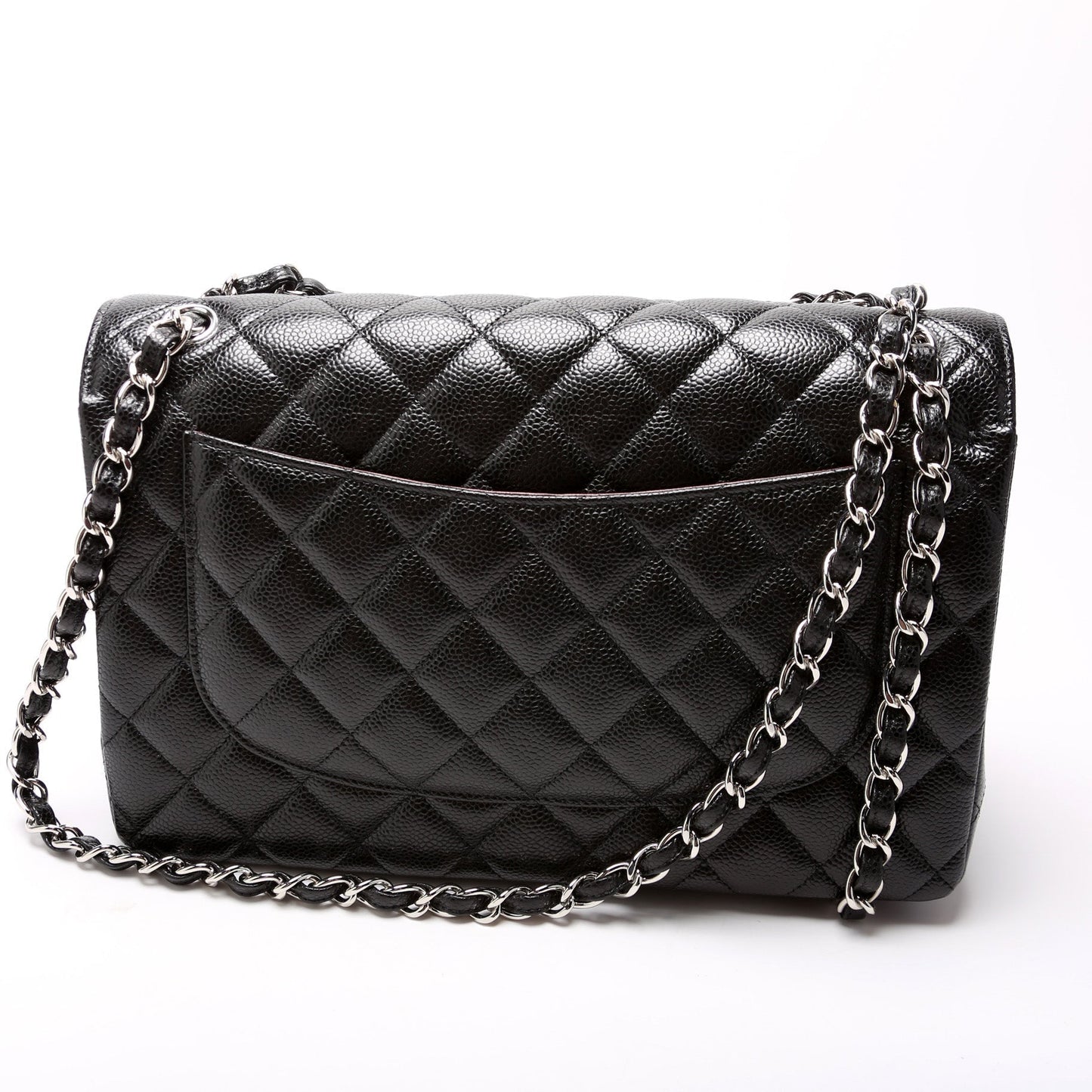 Chanel Classic Flap Jumbo Caviar RFID Handbag