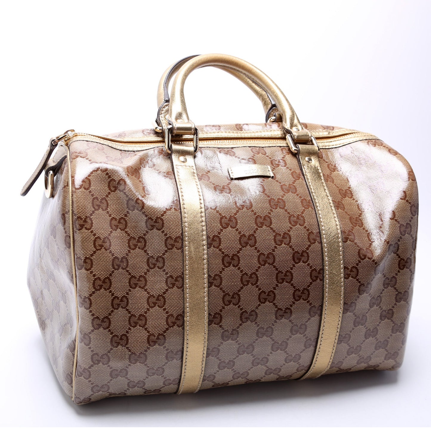 Gucci GG Crystal Boston Travel Bag