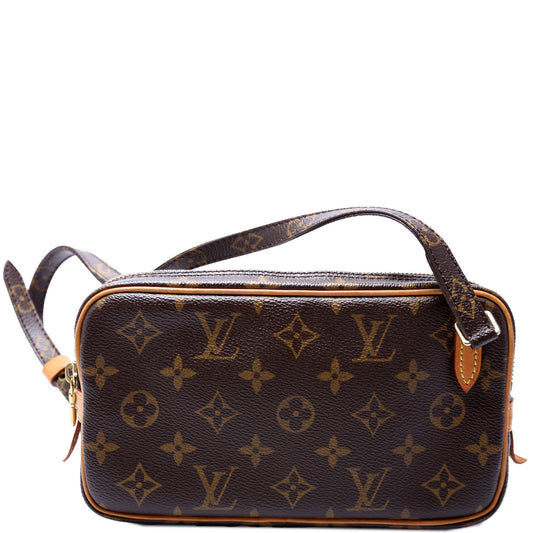 Louis Vuitton Pochette Marly Bandouliere Monogram Clutch Bag Monogram 13