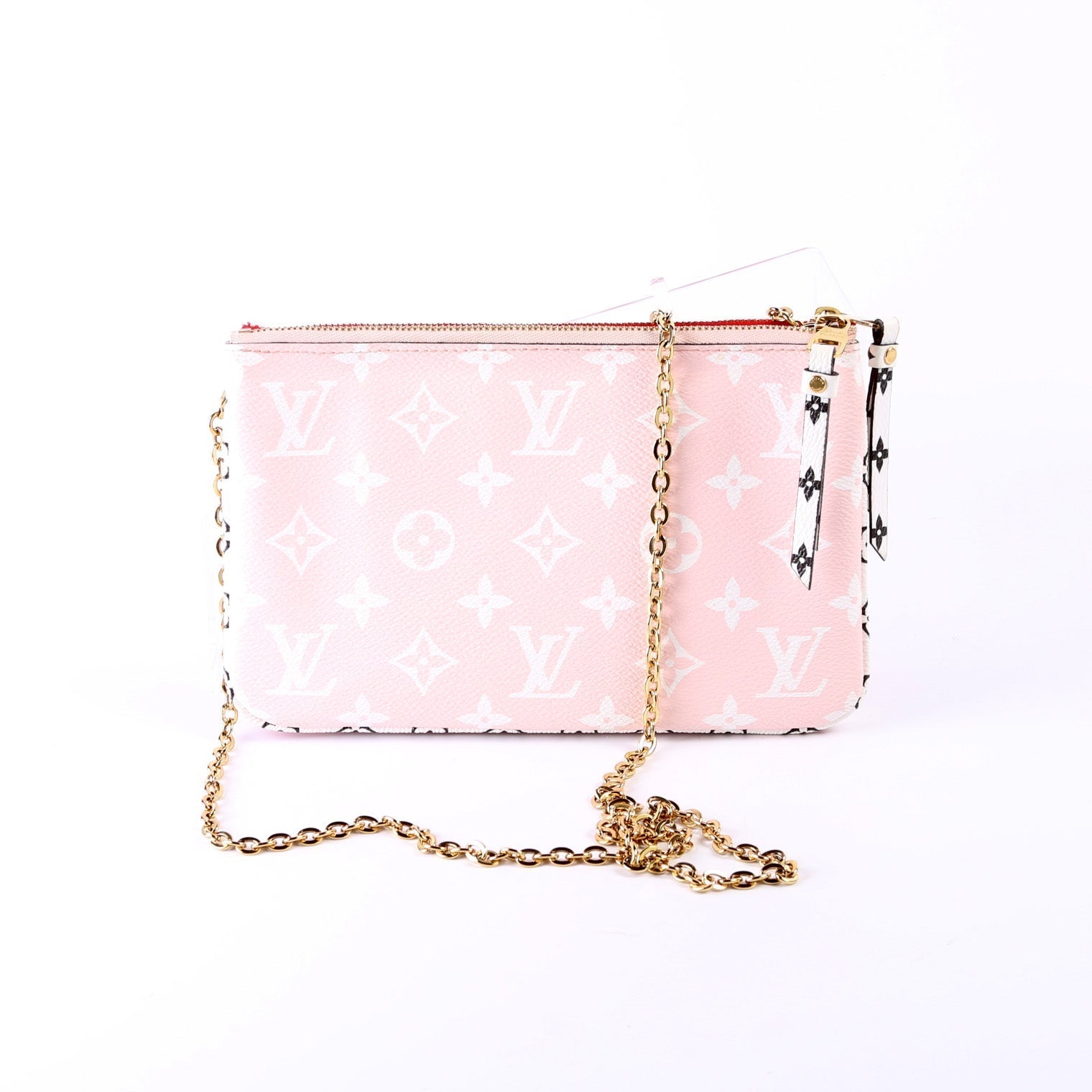 Louis Vuitton Double Zip Giant Rouge Monogram Handbag