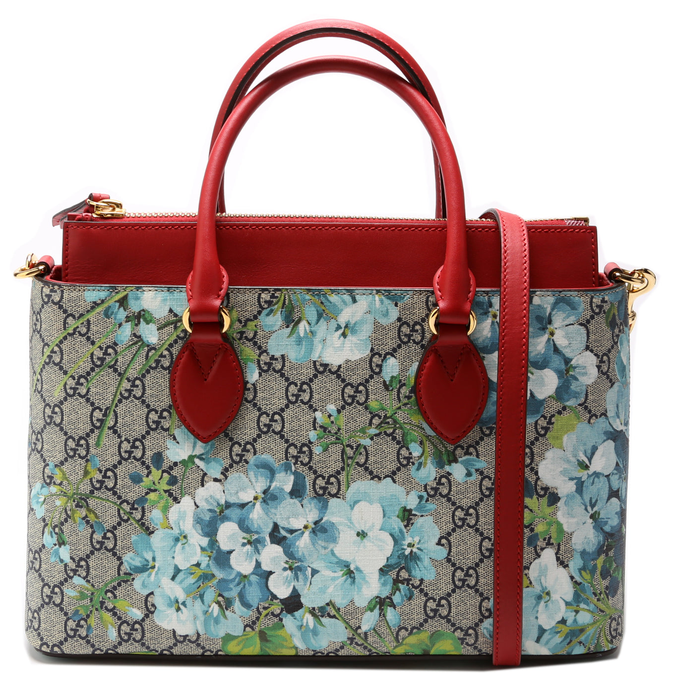 Gucci GG Blooms Zip Medium Tote Bag