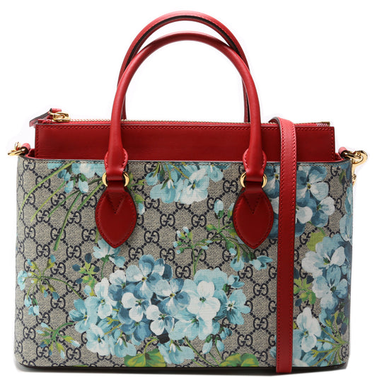 Gucci GG Blooms Zip Medium Tote Bag