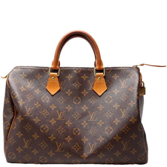 Louis Vuitton Speedy 35 Monogram Handbag Monogram 38