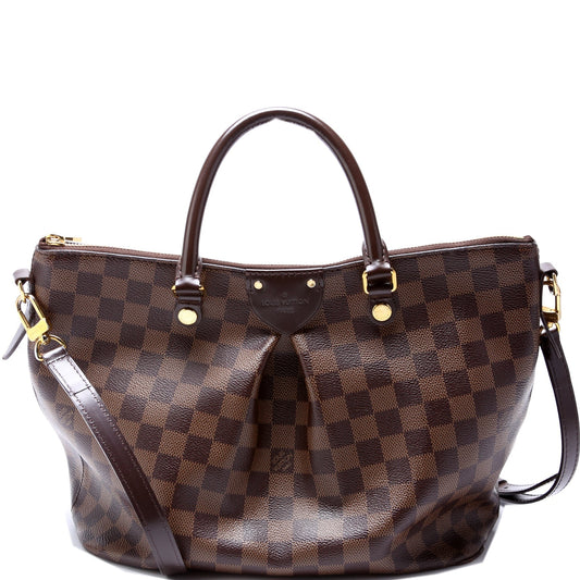 Louis Vuitton Siena Ebene MM Damier Handbag Ebene 7