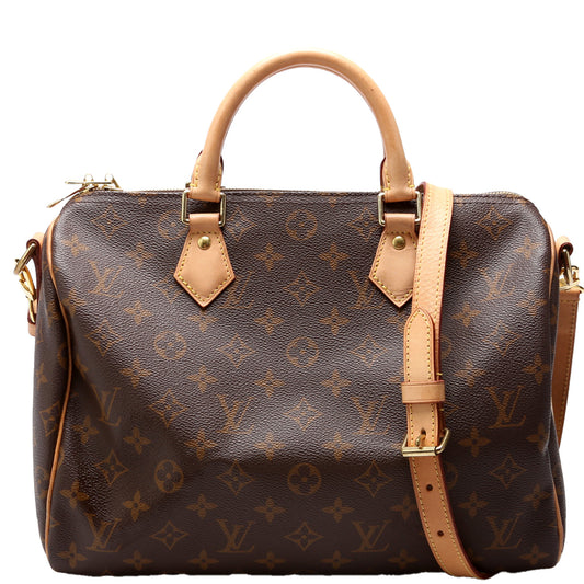 Louis Vuitton Speedy 30 Bandouliere Monogram Handbag Monogram 34