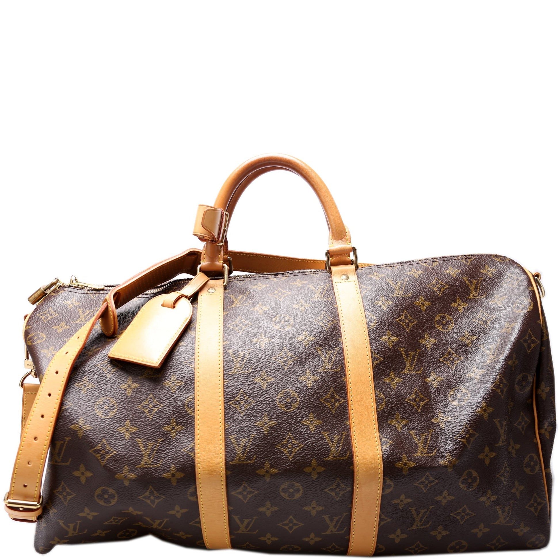 Louis Vuitton Keepall 50 Bandouliere Monogram Travel Bag Bandouliere 3