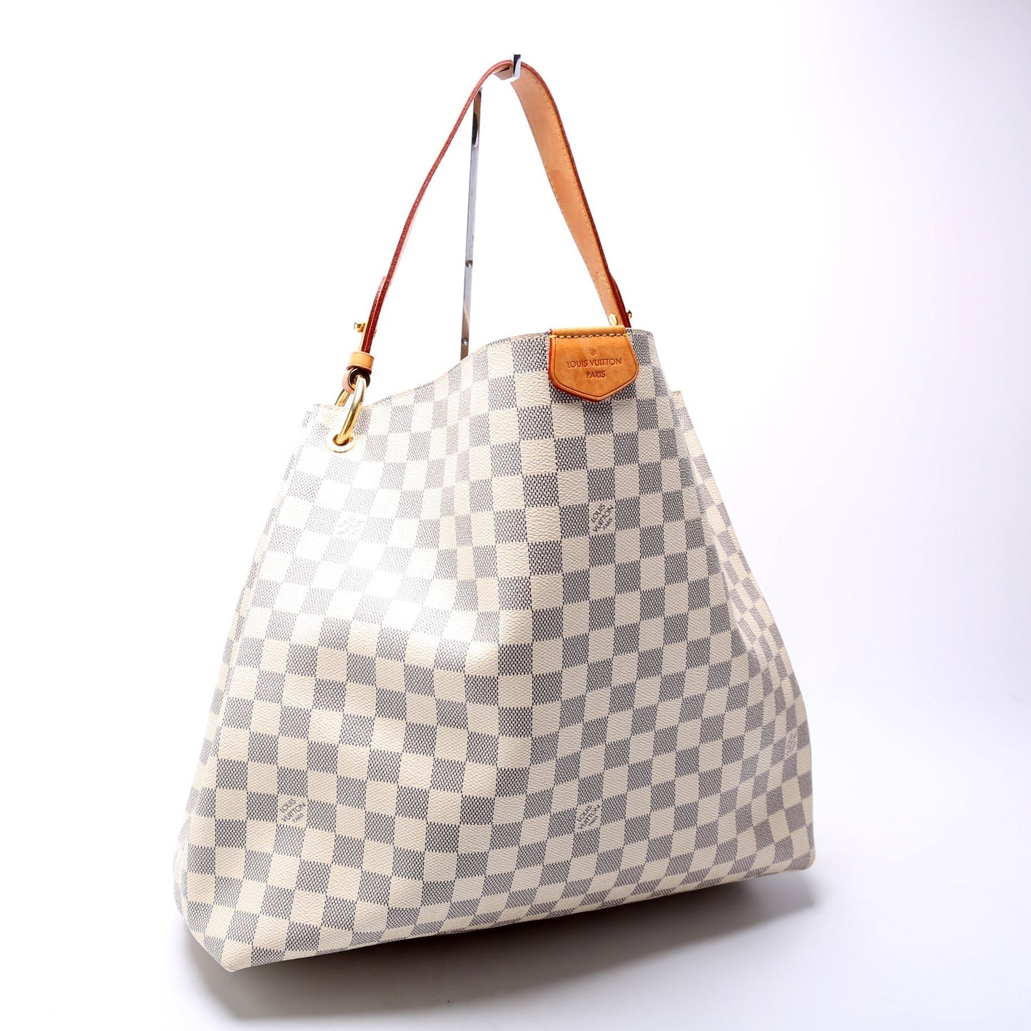 Louis Vuitton Graceful MM Azur Damier Handbag Azur 10