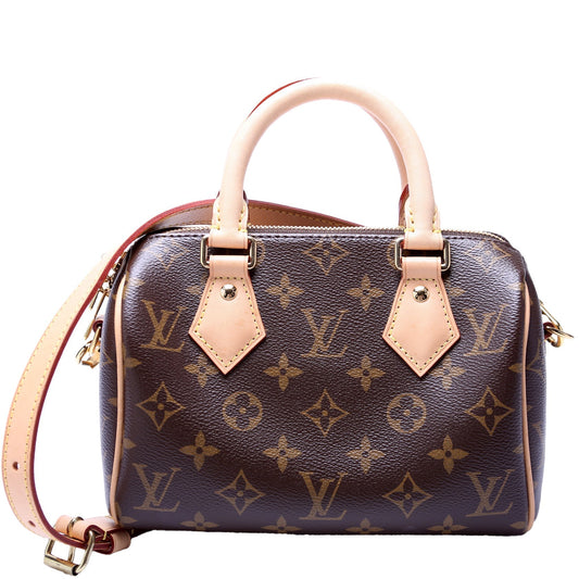 Louis Vuitton Speedy 20 Bandouliere Monogram Canvas Handbag