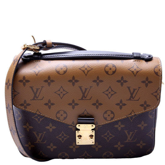 Louis Vuitton Pochette Metis Reverse Mongoram Clutch Bag