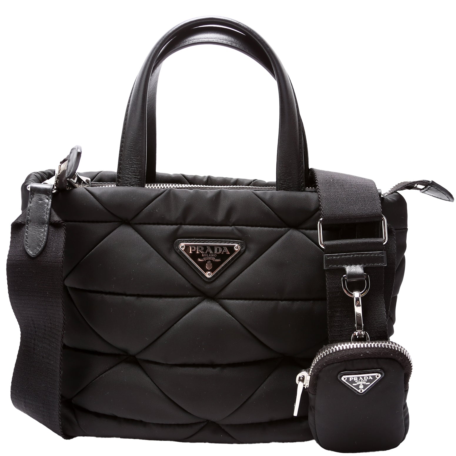 Prada Re Padded Tote Bag Nylon Small