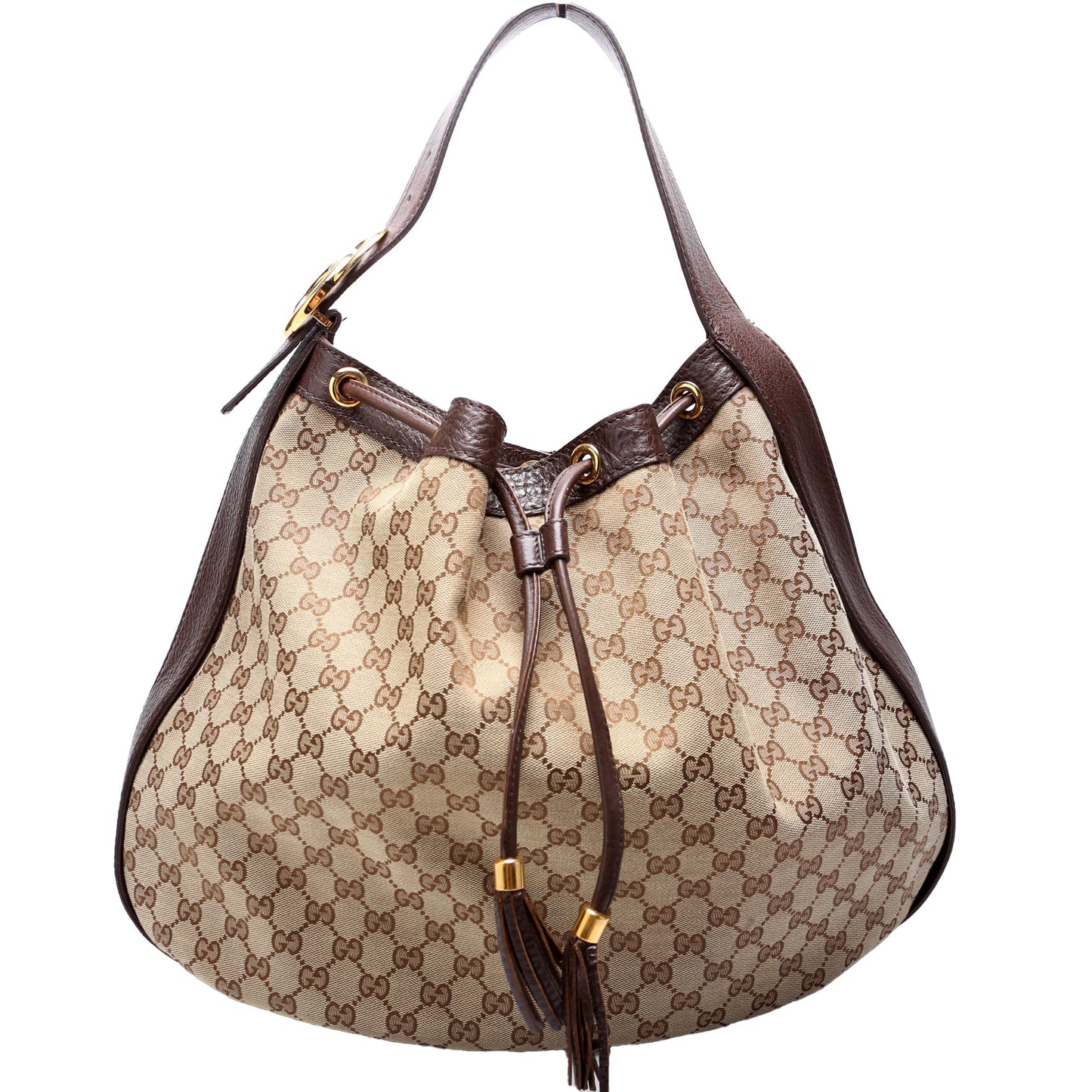 Gucci GG Interlocking Icon Drawstring Canvas Jewelry