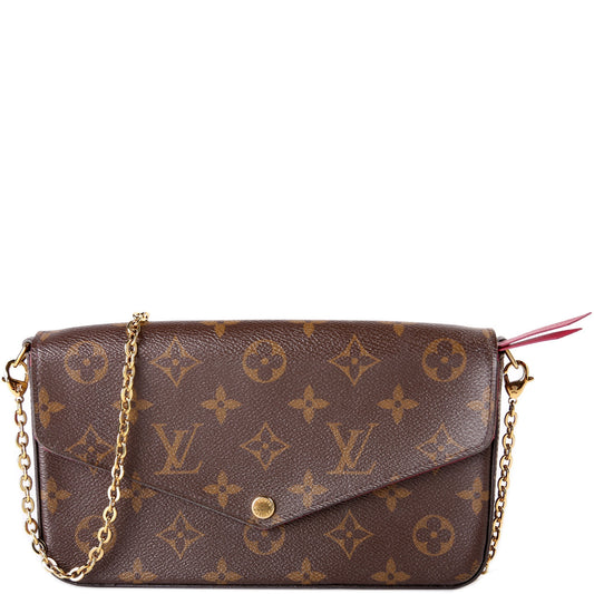 Louis Vuitton Pochette Felicie Monogram Clutch Bag Monogram 36