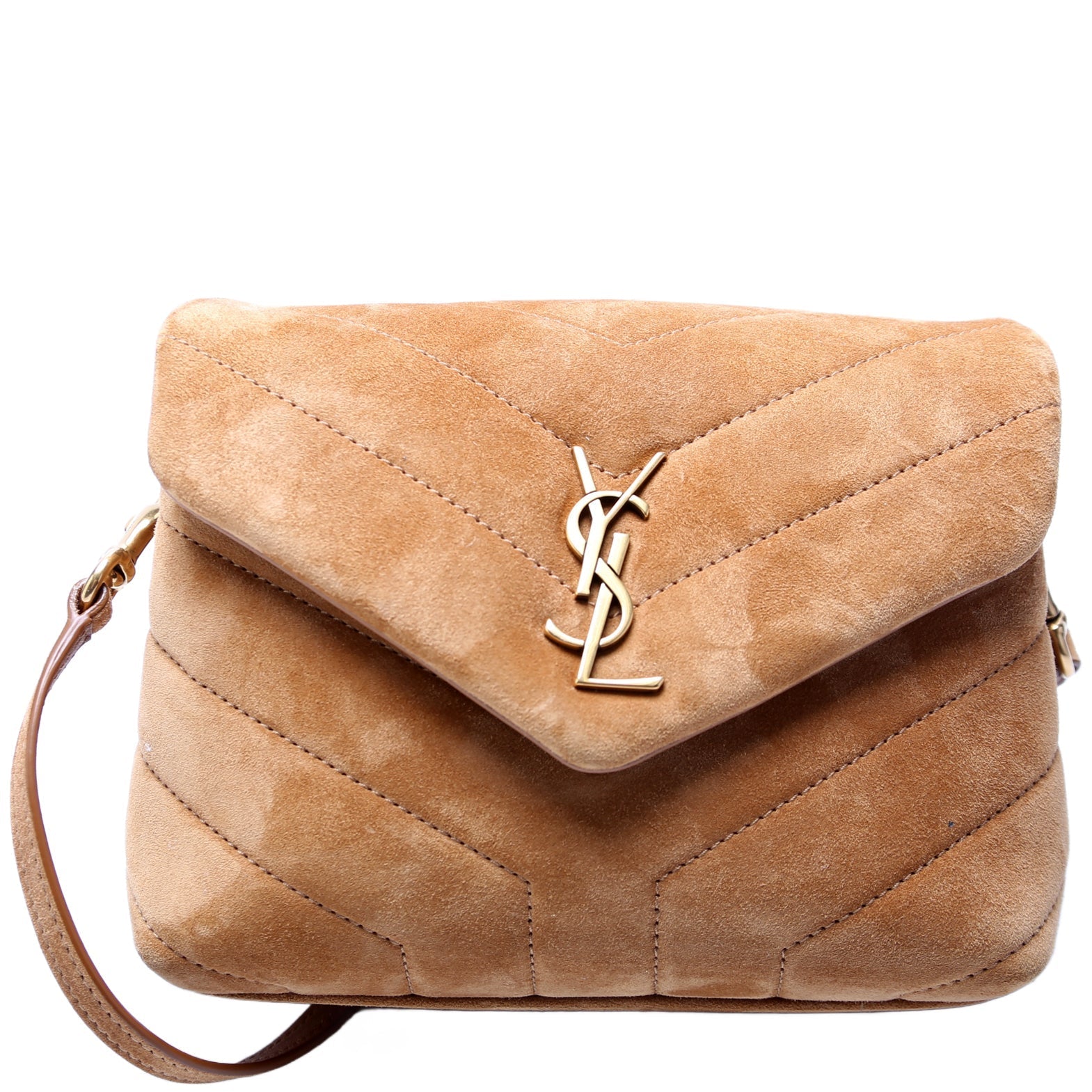 YSL Saint Laurent Saint Laurent Loulou Satchel Toy Crossbody Bag Suede