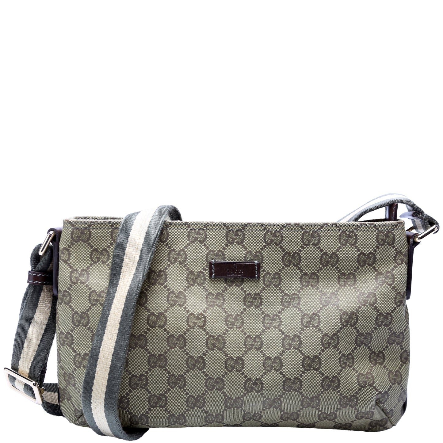Gucci Shelly Web Shoulder Bag Web Shoulder