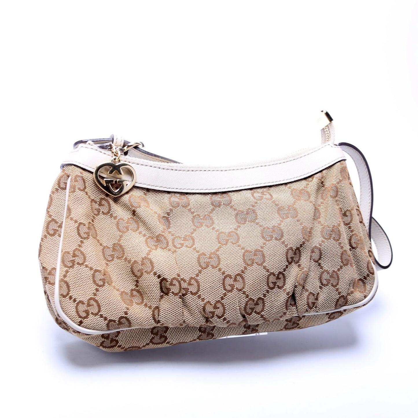 Gucci Lovely Heart Charm Pochette Travel Bag
