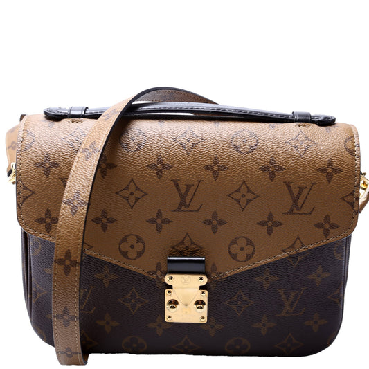 Louis Vuitton Pochette Metis Reverse Monogram Clutch Bag Monogram 13