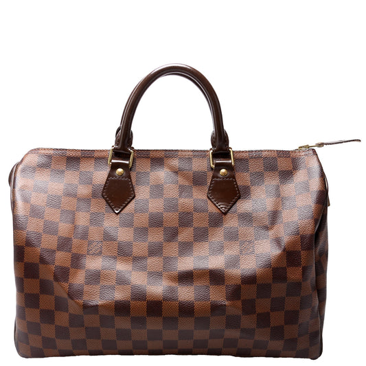 Louis Vuitton Speedy 35 Ebene Damier Handbag 22