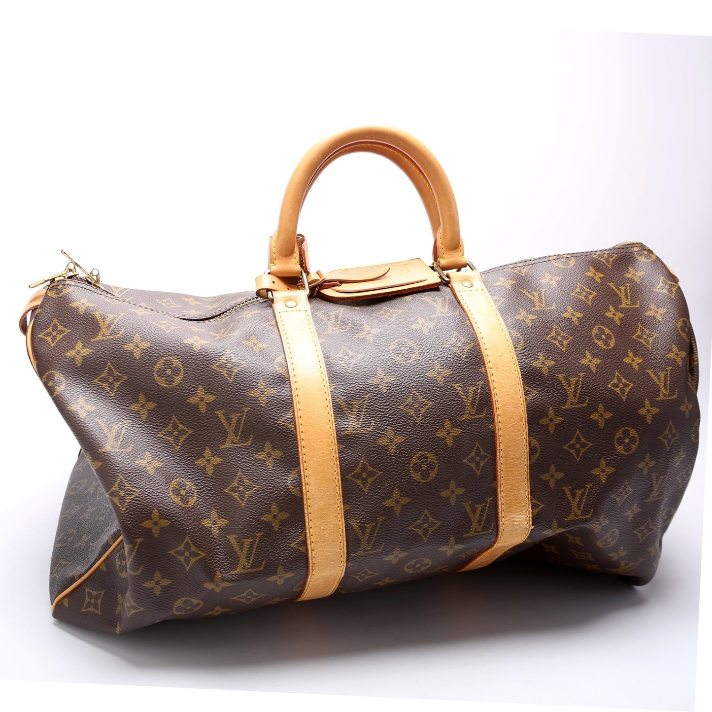 Louis Vuitton Keepall 50 Monogram Travel Bag Monogram 15