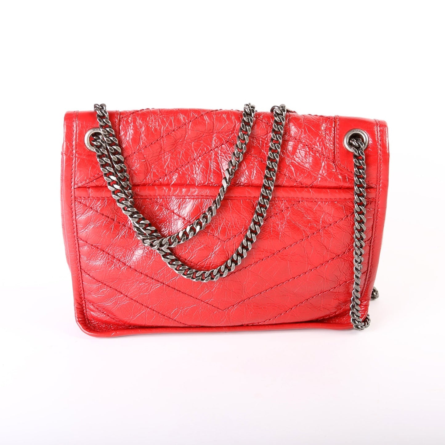 YSL Saint Laurent Saint Laurent Niki Baby Crinkle Bag Leather Travel Bag