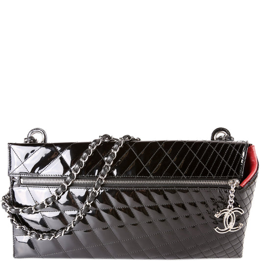 Chanel Kalediscope Quilted Patent 12M Clutch Bag