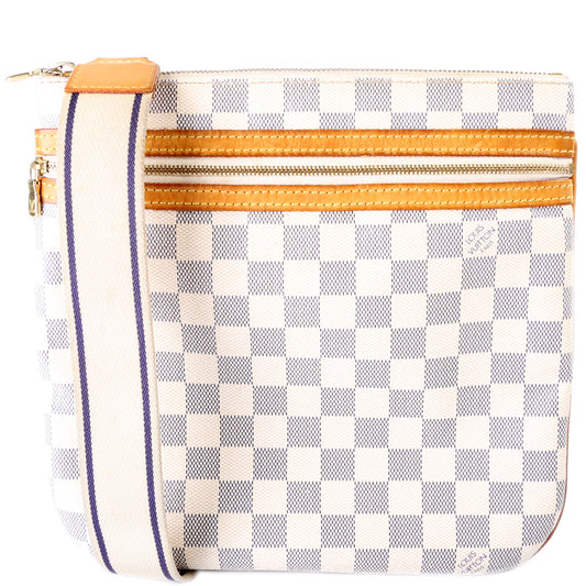 Louis Vuitton Pochette Bosphore Azur Damier Clutch Bag Damier Azur