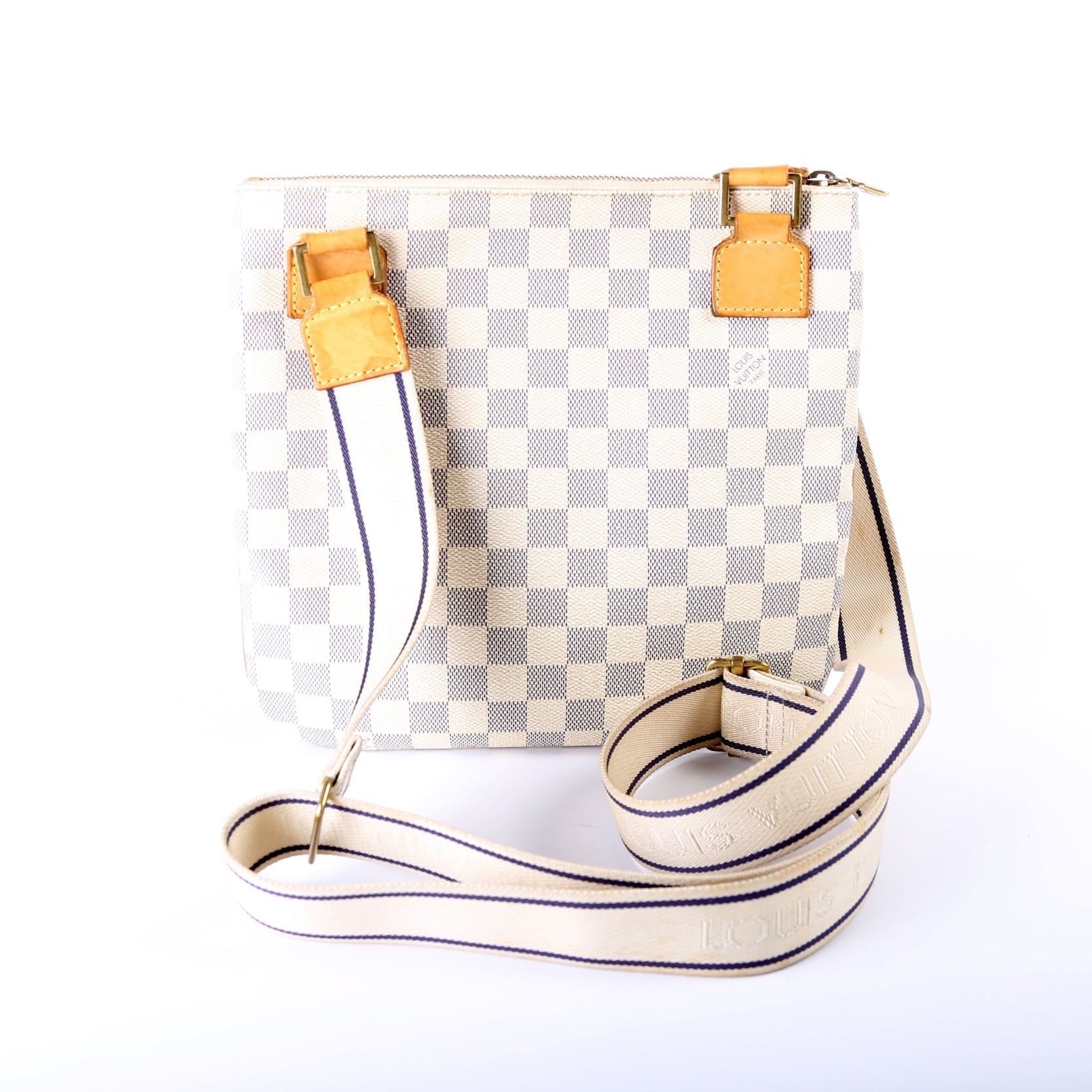 Louis Vuitton Pochette Bosphore Azur Damier Clutch Bag Damier Azur