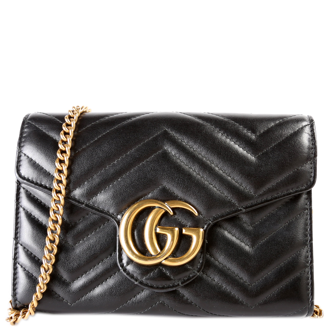 Gucci Marmont Chain Wallet Case Wallet 17