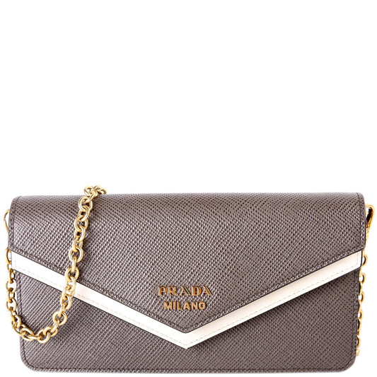 Prada Saffiano Envelope Woc Bag Travel Bag