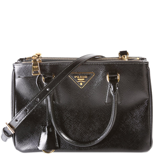 Prada Saffiano Vernic Crossbody Bag Mini