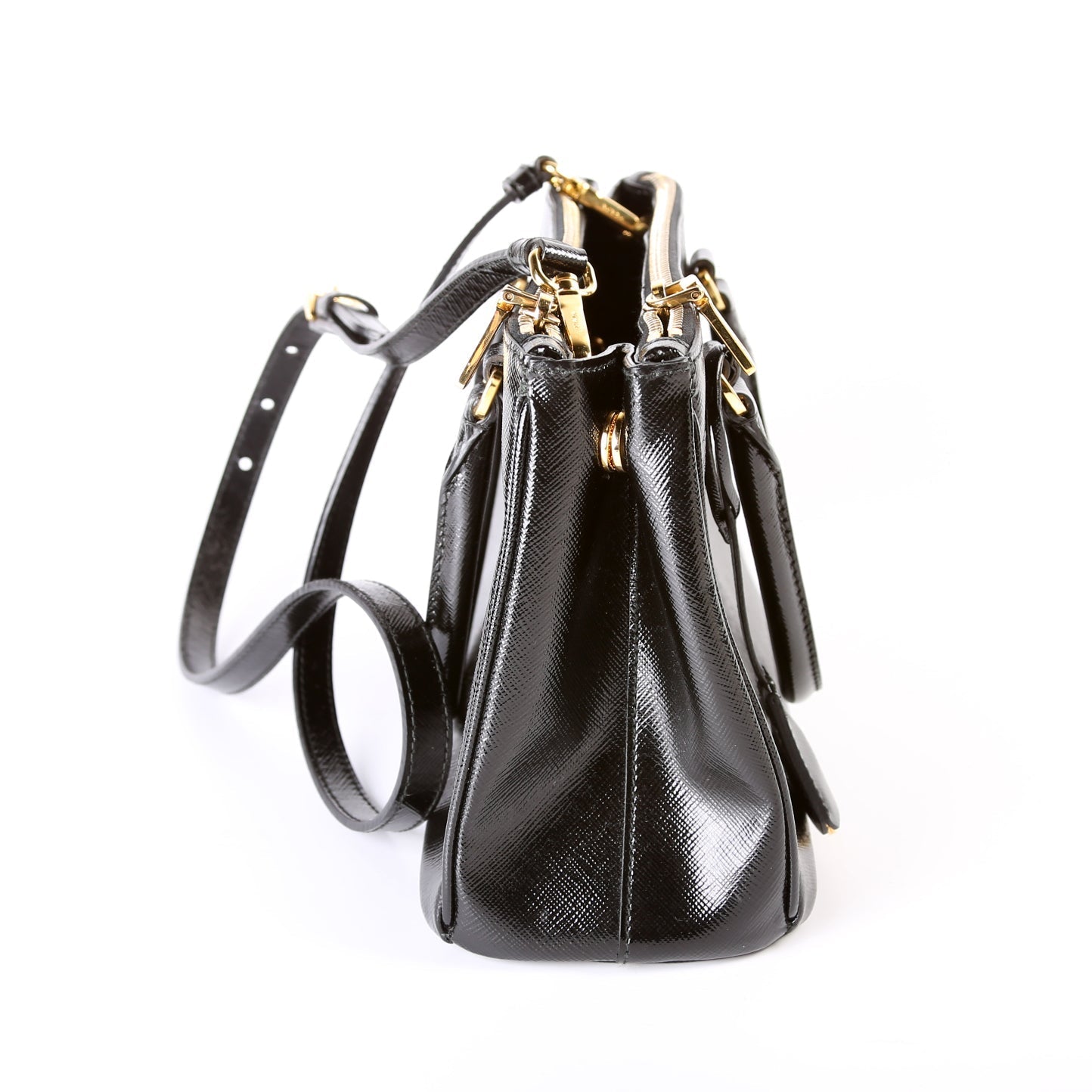 Prada Saffiano Vernic Crossbody Bag Mini
