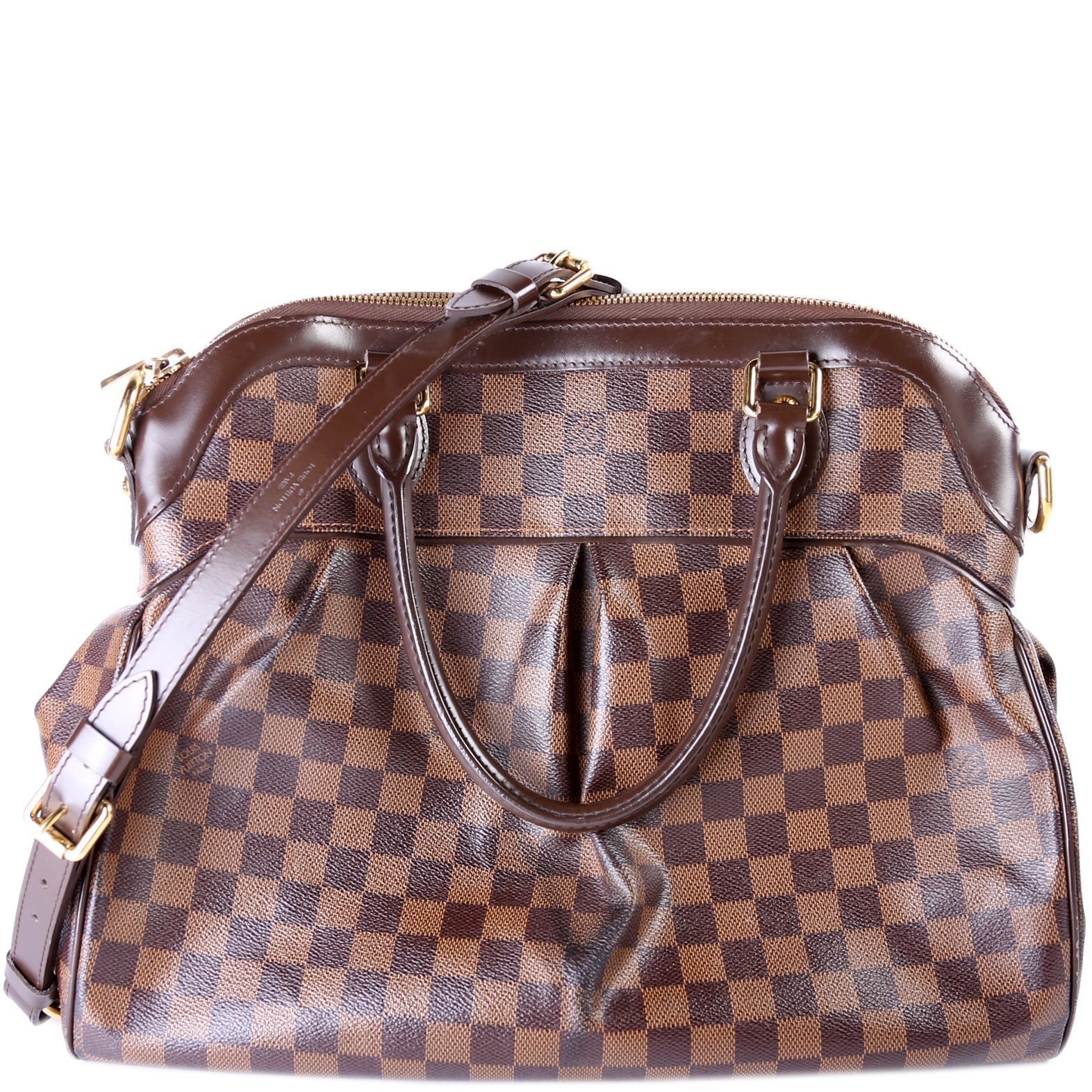Louis Vuitton Trevi Ebene GM Damier Handbag Damier Ebene