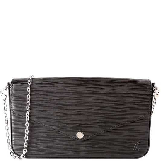Louis Vuitton Pochette Felice Epi Clutch Bag