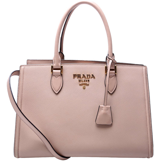 Prada Saffiano Lux Satchel Bag Large Travel Bag