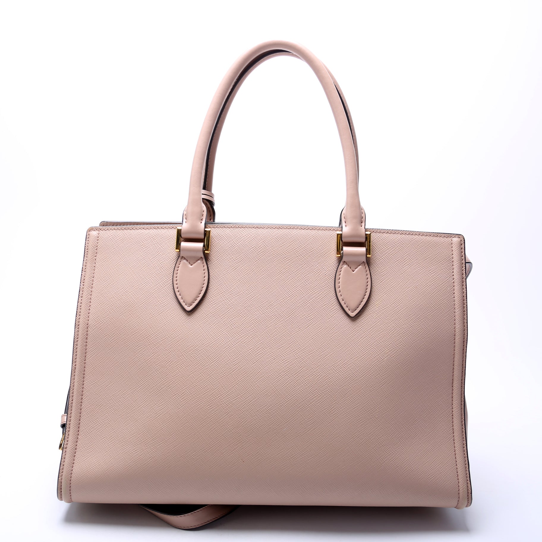 Prada Saffiano Lux Satchel Bag Large Travel Bag