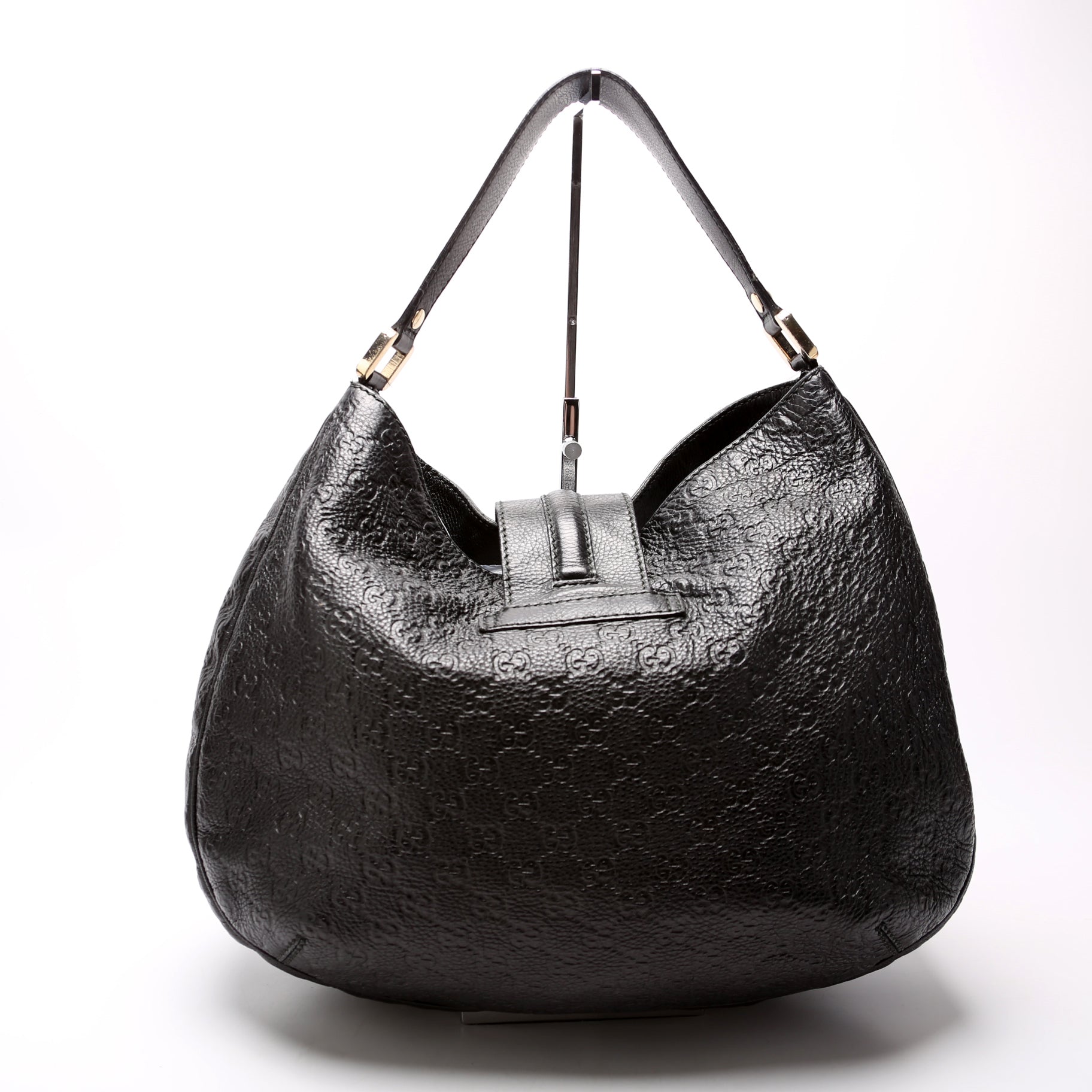 Gucci GG Leather Large Shoulder Bag