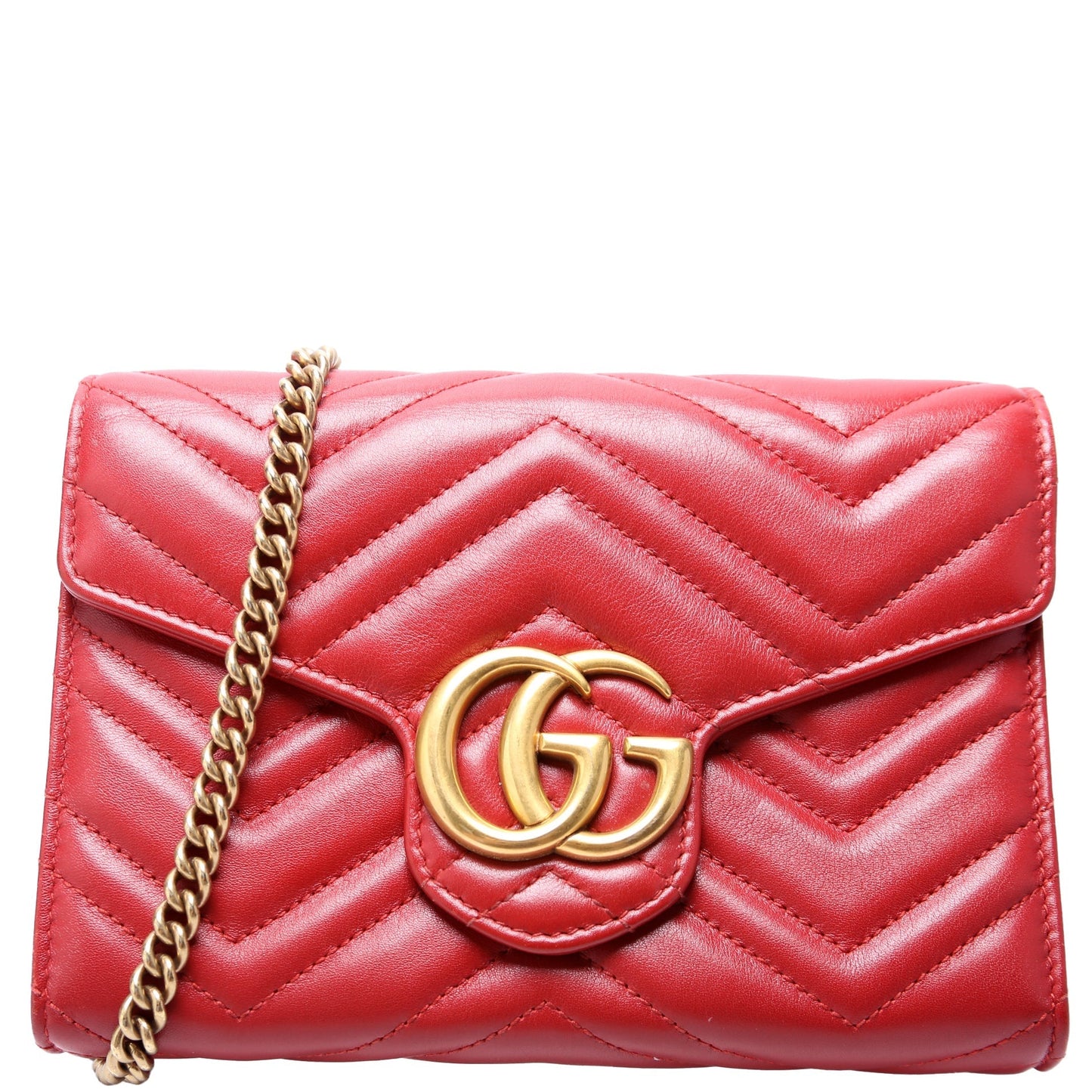 Gucci Marmont Chain Wallet Case Wallet 18