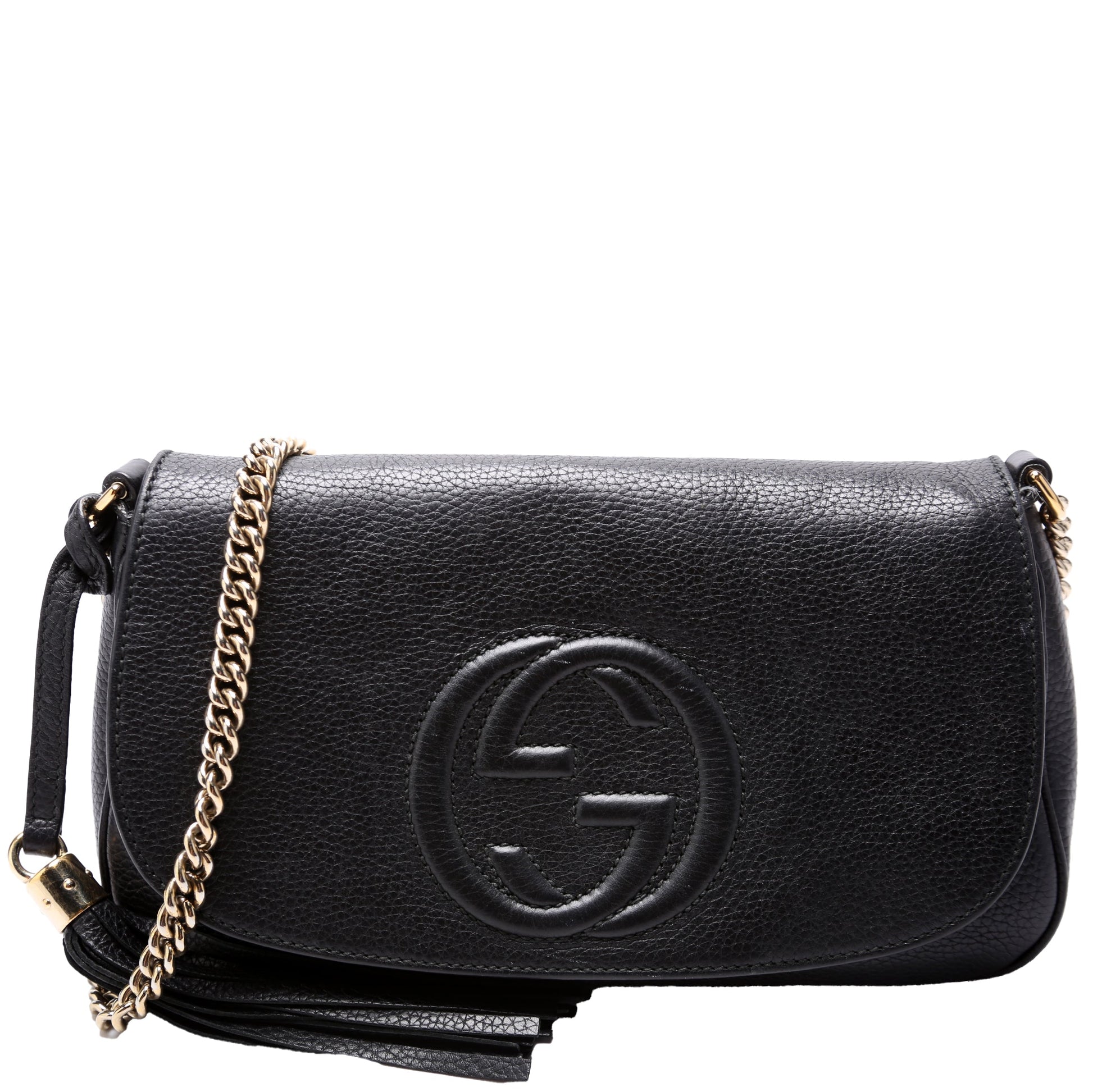 Gucci Soho Tassel Chain Flap Travel Bag Flap 11